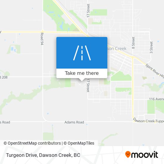 Turgeon Drive map