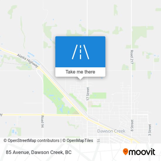 85 Avenue map