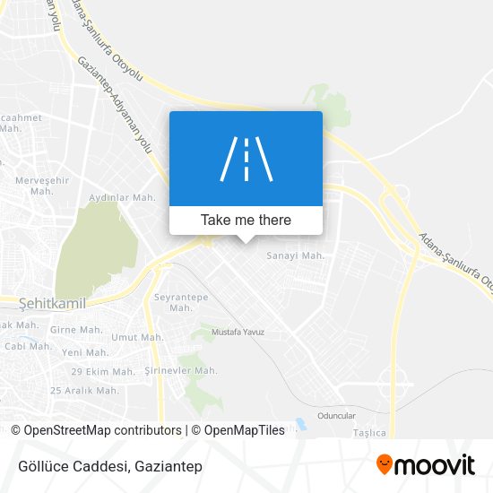 Göllüce Caddesi map
