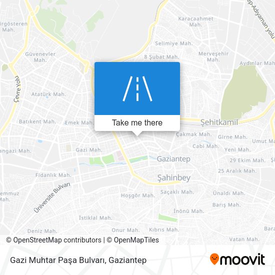 Gazi Muhtar Paşa Bulvarı map
