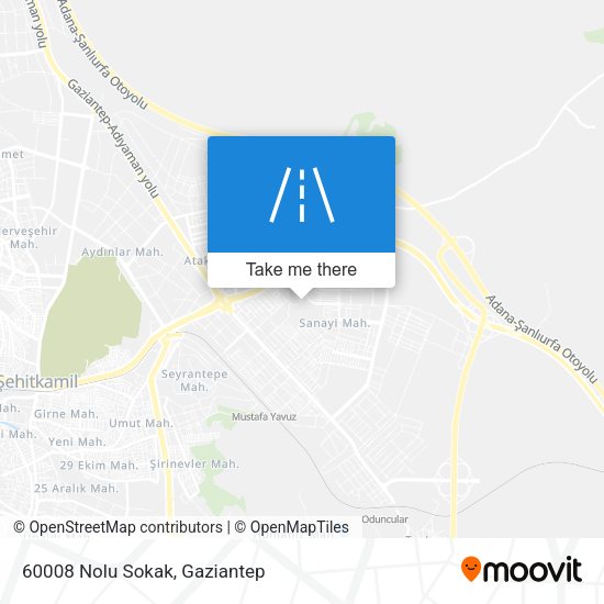 60008 Nolu Sokak map
