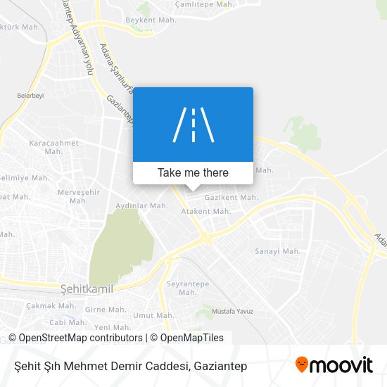 Şehit Şıh Mehmet Demir Caddesi map