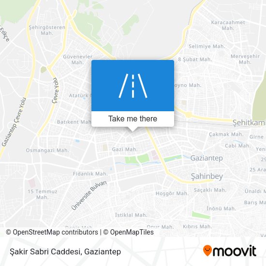 Şakir Sabri Caddesi map