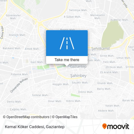Kemal Köker Caddesi map