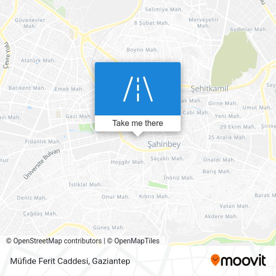 Müfide Ferit Caddesi map