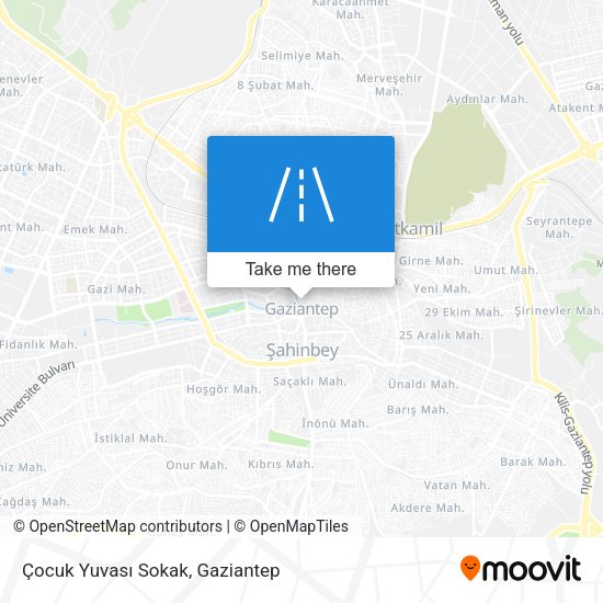Çocuk Yuvası Sokak map