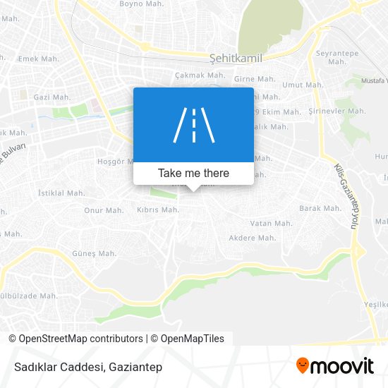 Sadıklar Caddesi map