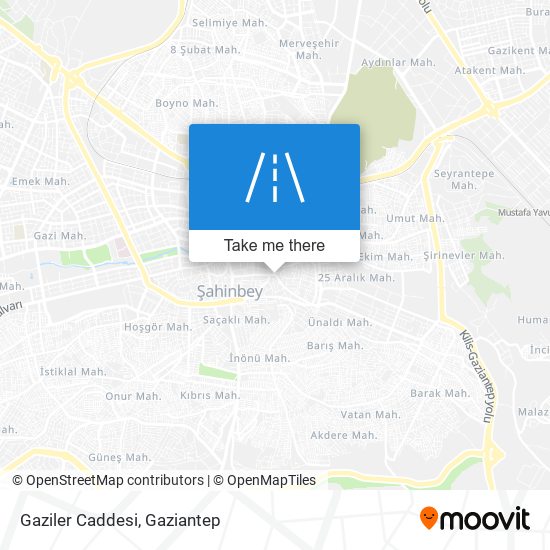 Gaziler Caddesi map