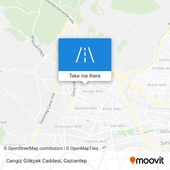 Cengiz Gökçek Caddesi map