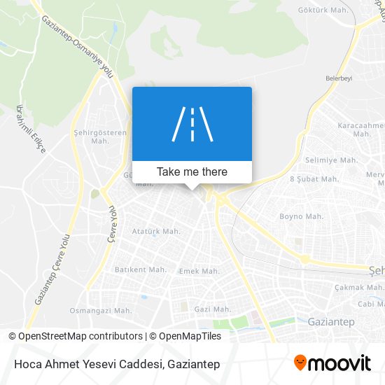 Hoca Ahmet Yesevi Caddesi map