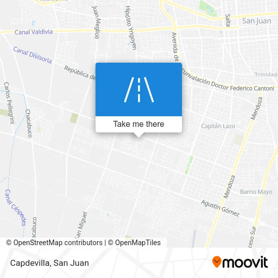 Capdevilla map