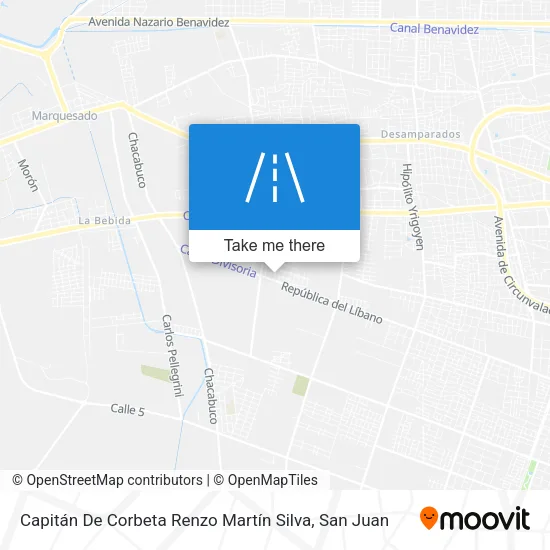 Capitán De Corbeta Renzo Martín Silva map