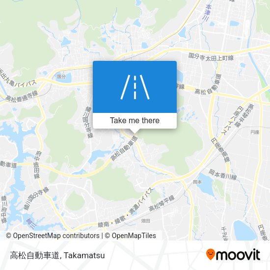 高松自動車道 map