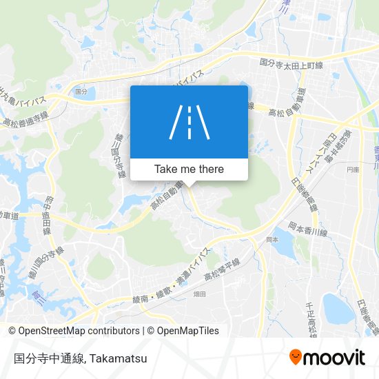 国分寺中通線 map