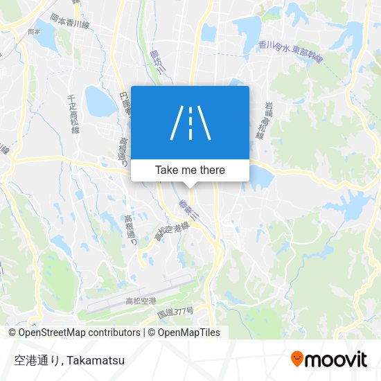 空港通り map
