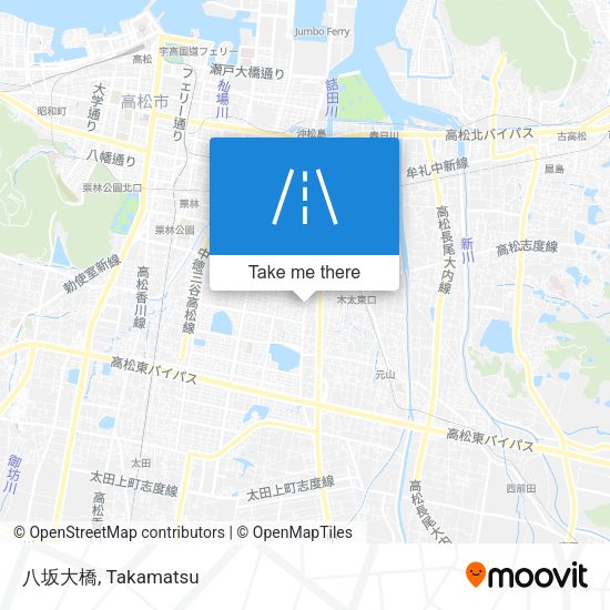 八坂大橋 map