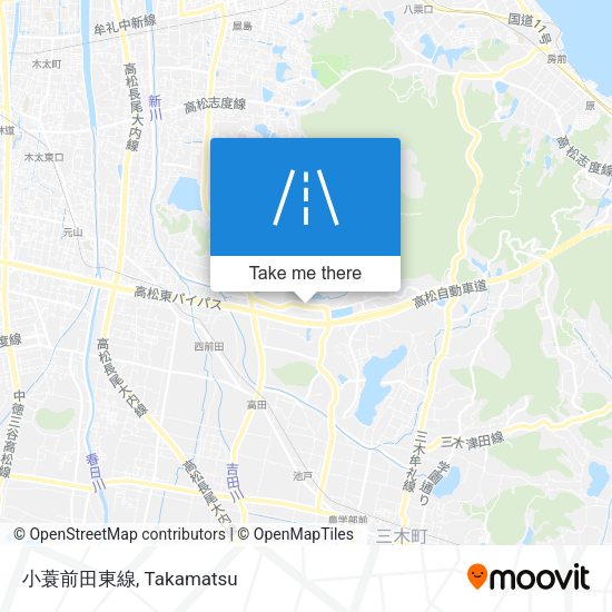 小蓑前田東線 map