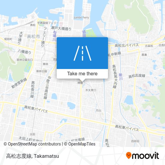 高松志度線 map