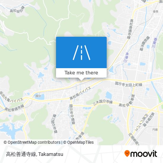高松善通寺線 map