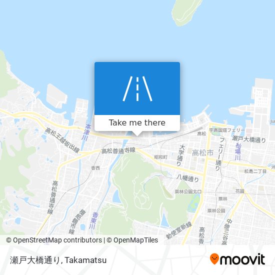 How To Get To 瀬戸大橋通り In Takamatsu By Bus Or Train