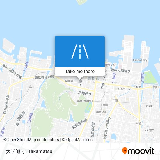 大学通り map
