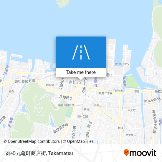 高松丸亀町商店街 map