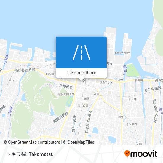 トキワ街 map