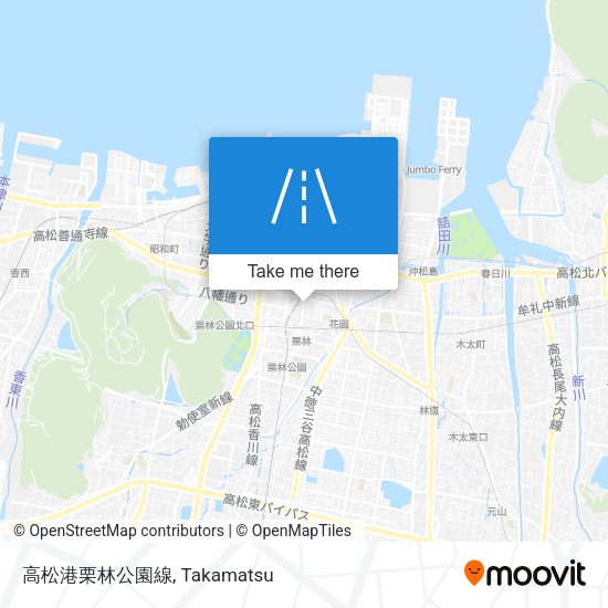 高松港栗林公園線 map