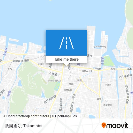 祇園通り map