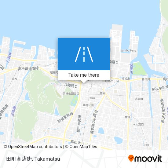 田町商店街 map