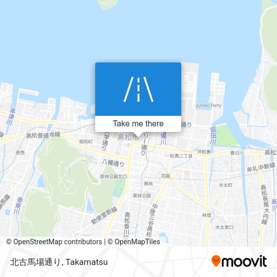 北古馬場通り map