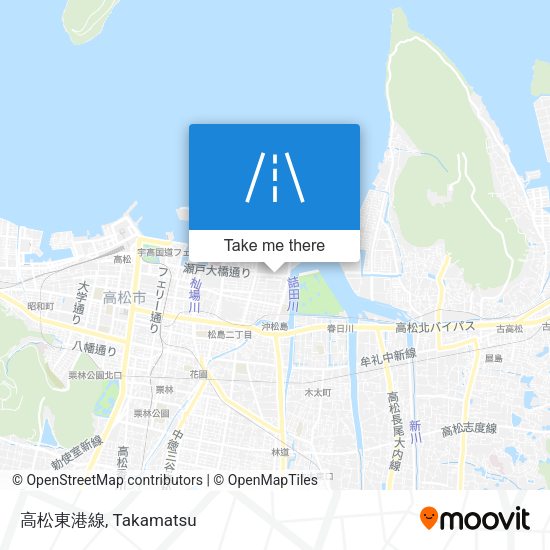 高松東港線 map