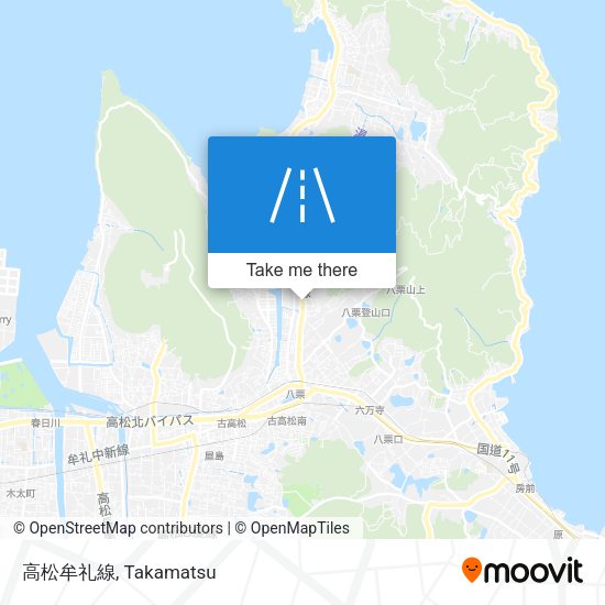 高松牟礼線 map
