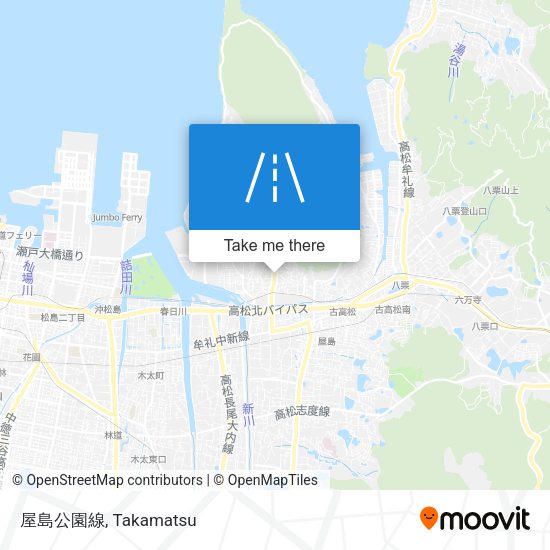 屋島公園線 map