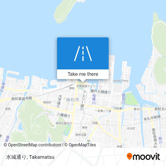 水城通り map