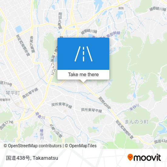 国道438号 map