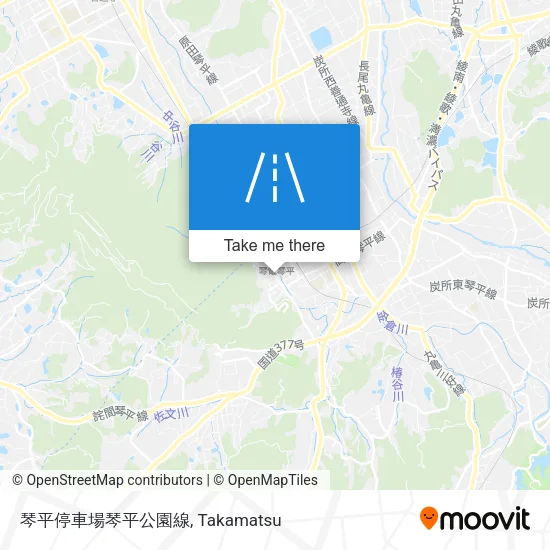 琴平停車場琴平公園線 map