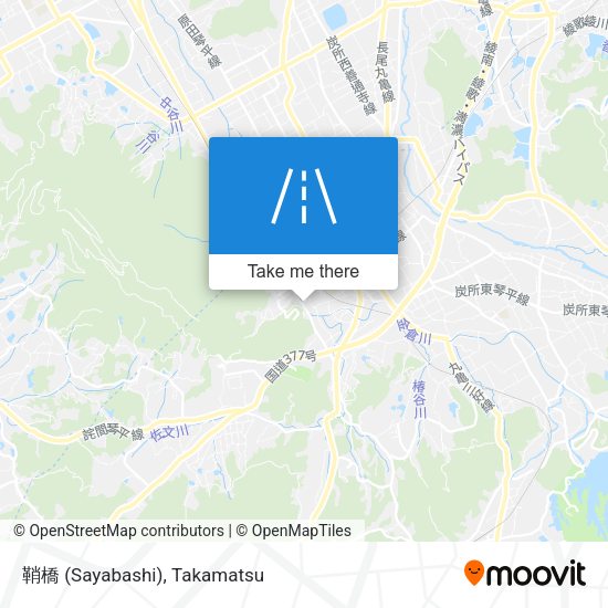 鞘橋 (Sayabashi) map