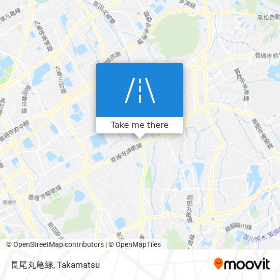 長尾丸亀線 map
