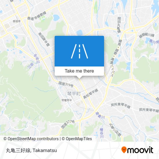丸亀三好線 map