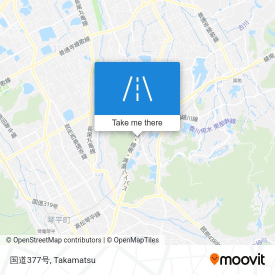国道377号 map