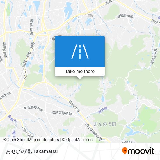 あせびの道 map