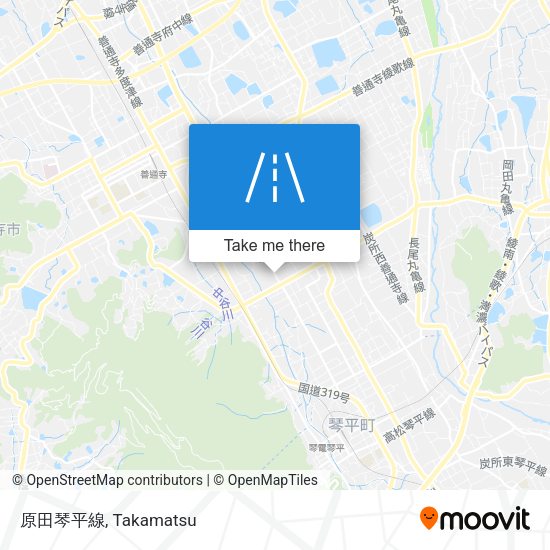 原田琴平線 map