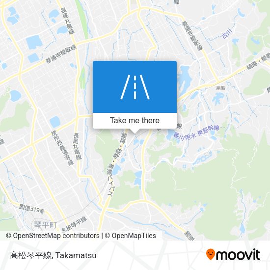 高松琴平線 map