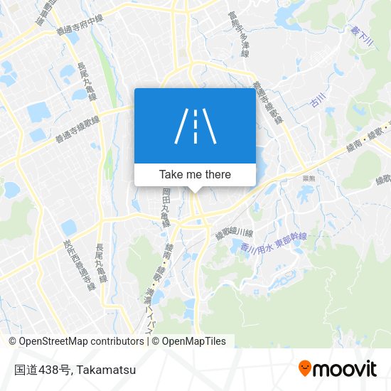 国道438号 map