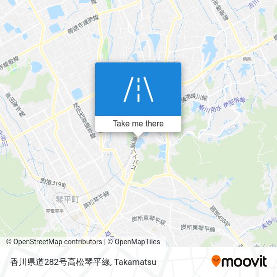 香川県道282号高松琴平線 map