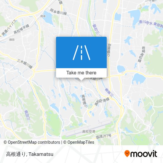 高根通り map