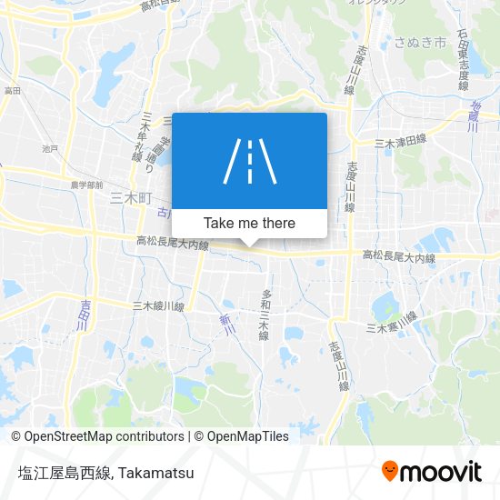 塩江屋島西線 map
