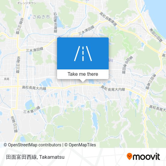 田面富田西線 map