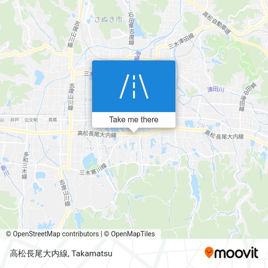 高松長尾大内線 map